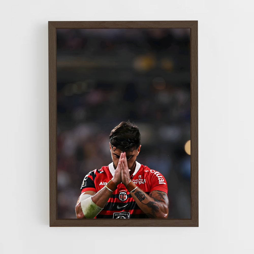 Poster Romain ntamack – affiche Rugby (vue 5)